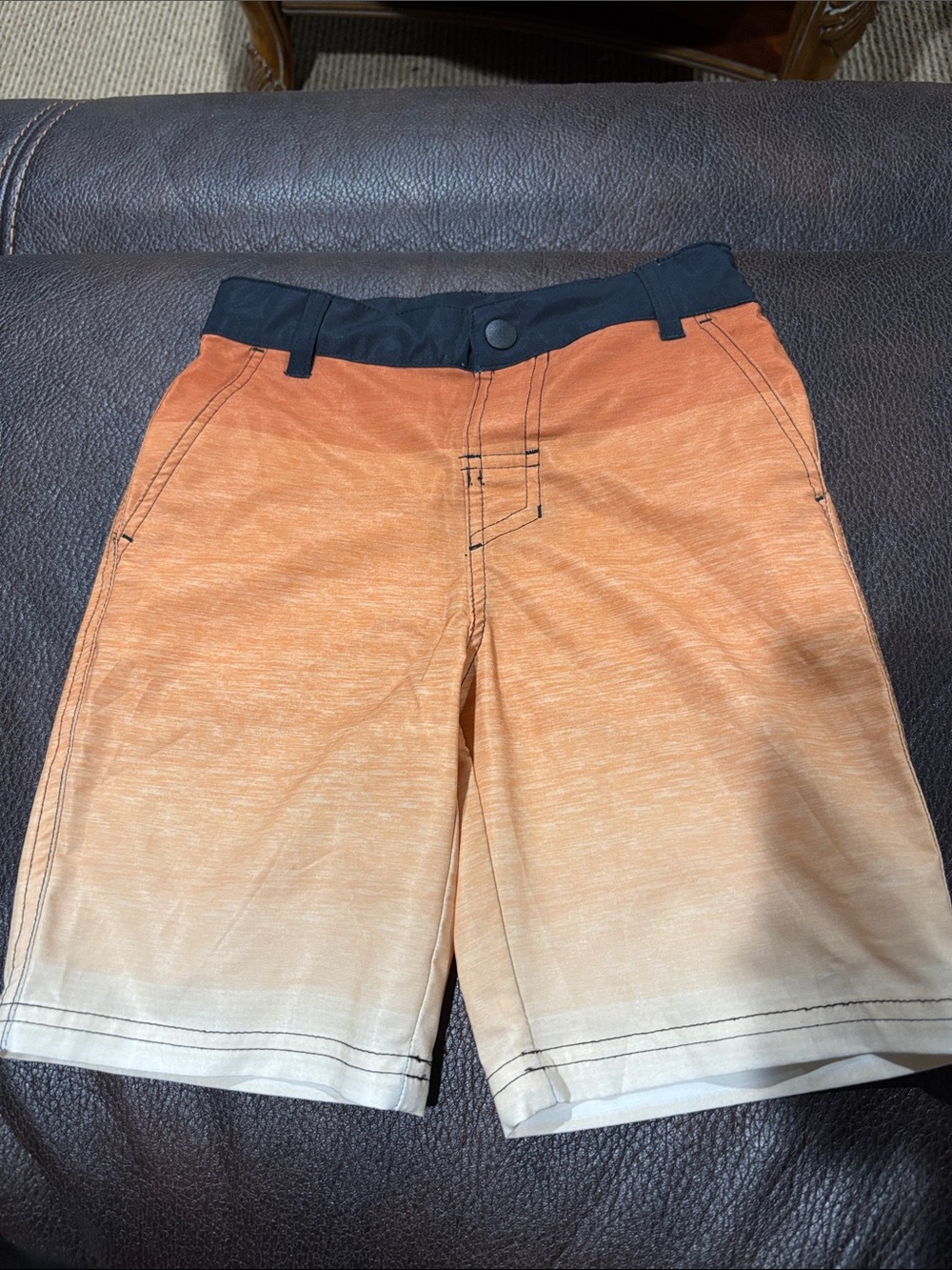 art class Black and Orange board shorts